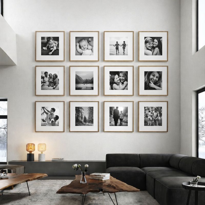 Kit 12 Quadros COM SUAS FOTOS JÁ IMPRESSAS